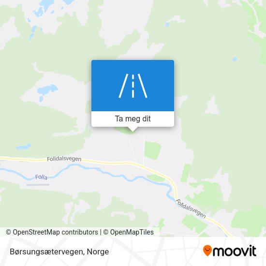 Børsungsætervegen kart
