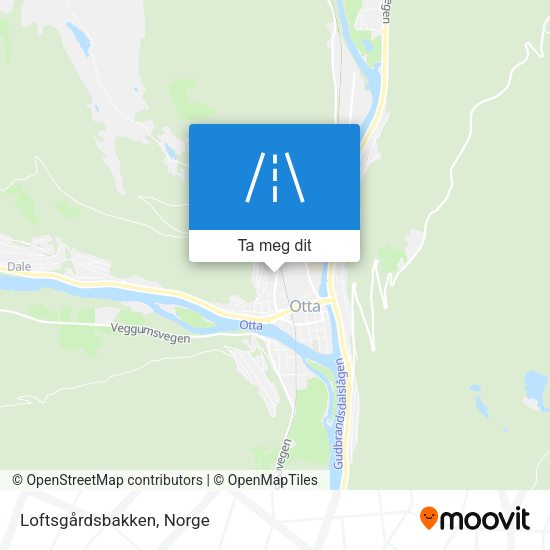 Loftsgårdsbakken kart