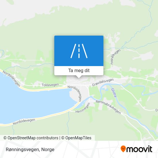 Rønningsvegen kart