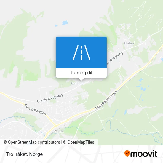 Trollråket kart