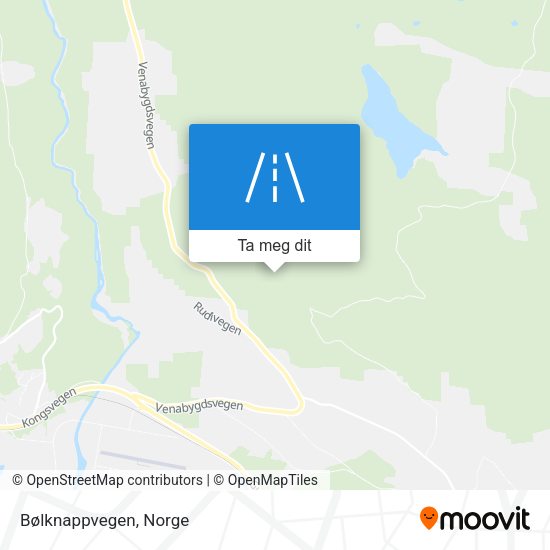 Bølknappvegen kart