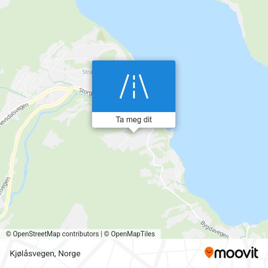 Kjølåsvegen kart