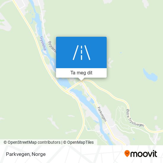 Parkvegen kart