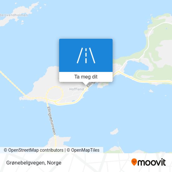 Grønebelgvegen kart