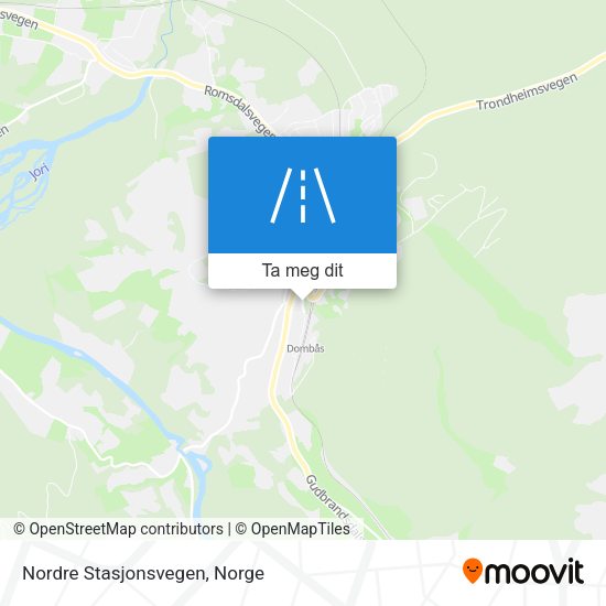 Nordre Stasjonsvegen kart