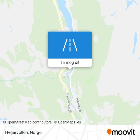 Høljarvollen kart