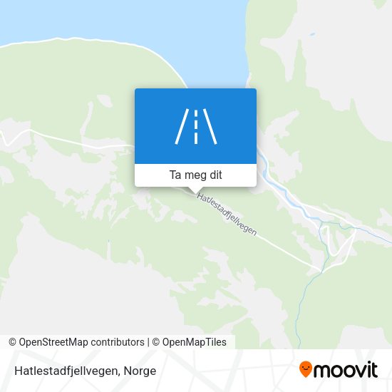 Hatlestadfjellvegen kart