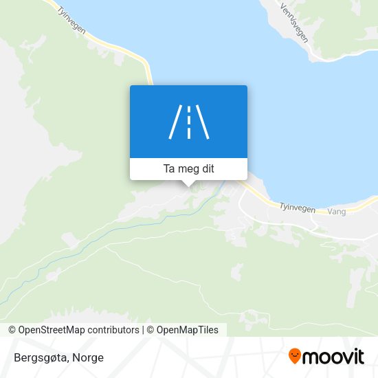 Bergsgøta kart