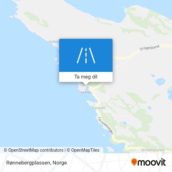 Rønnebergplassen kart