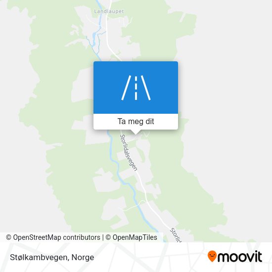 Stølkambvegen kart