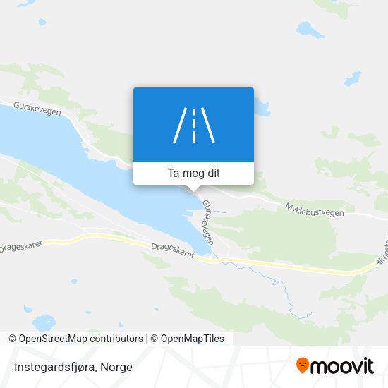 Instegardsfjøra kart