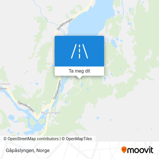Gåpåslyngen kart