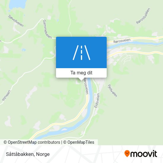 Såttåbakken kart