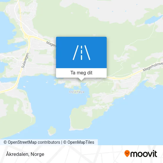 Åkredalen kart