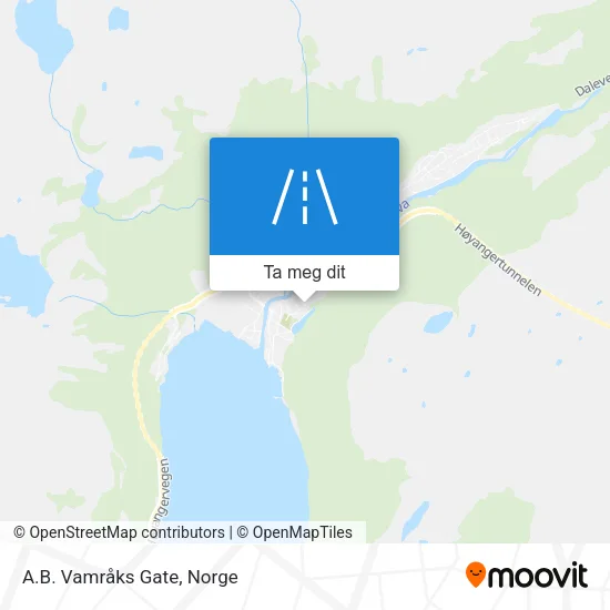 A.B. Vamråks Gate kart