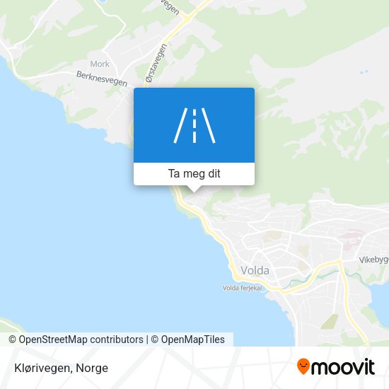 Klørivegen kart