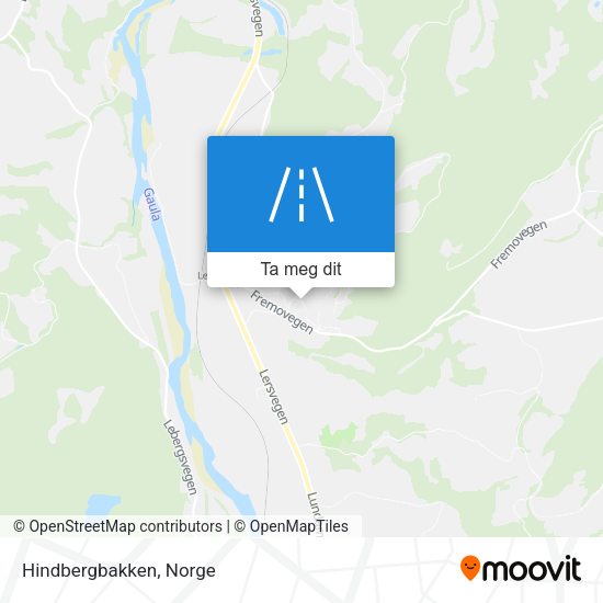 Hindbergbakken kart