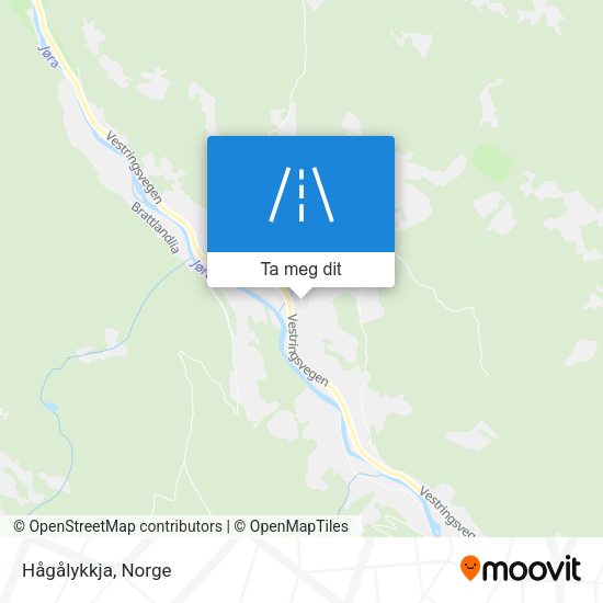 Hågålykkja kart