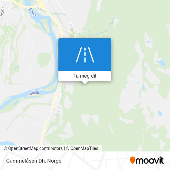 Gammelåsen Dh kart