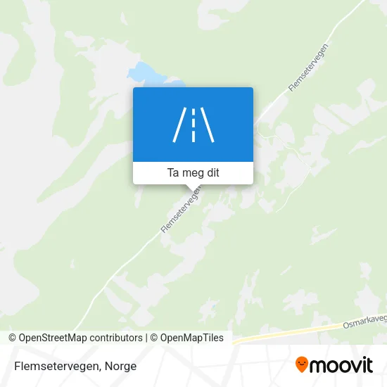Flemsetervegen kart