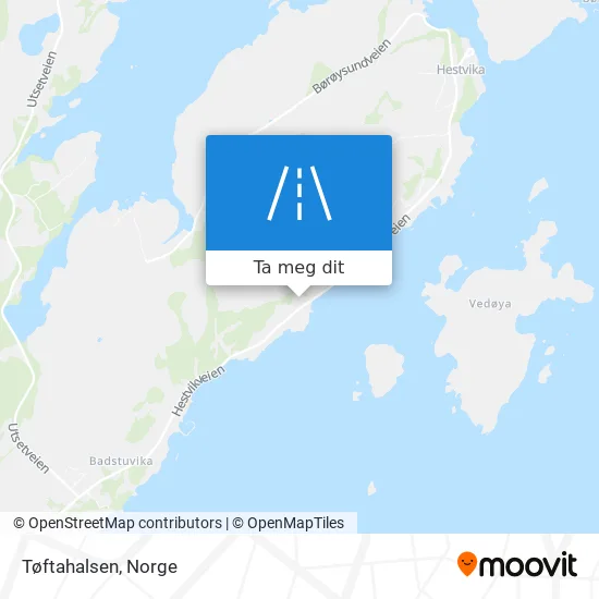 Tøftahalsen kart