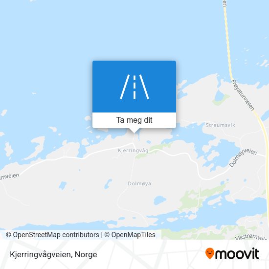 Kjerringvågveien kart