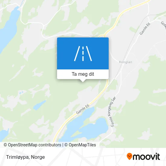 Trimløypa kart