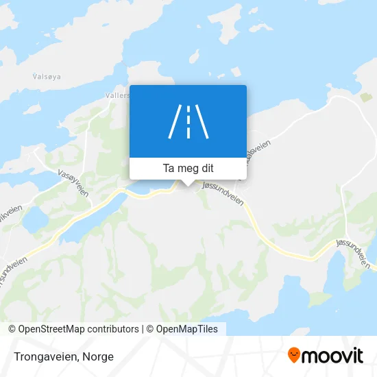 Trongaveien kart