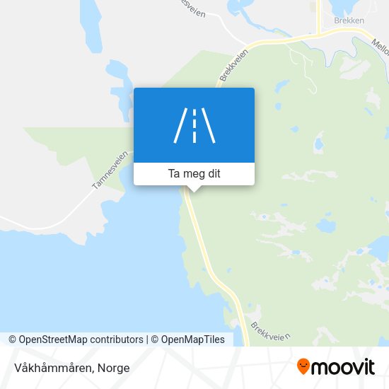 Våkhåmmåren kart