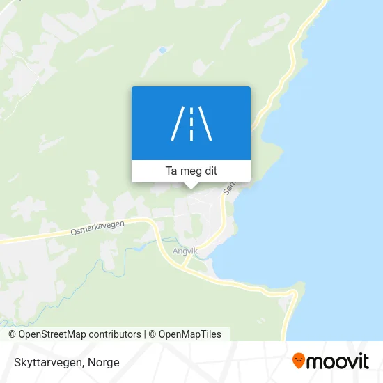 Skyttarvegen kart