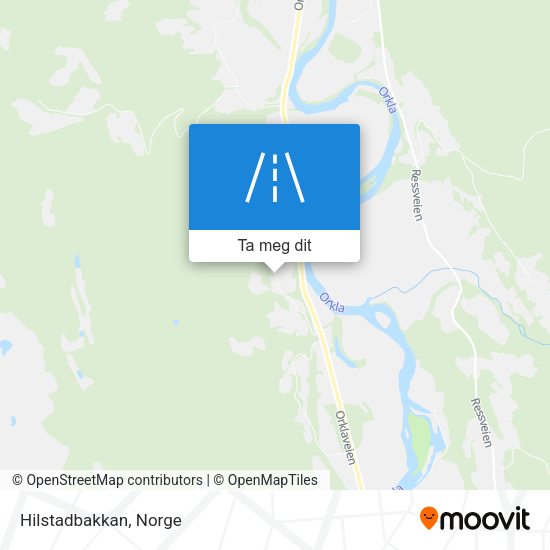 Hilstadbakkan kart