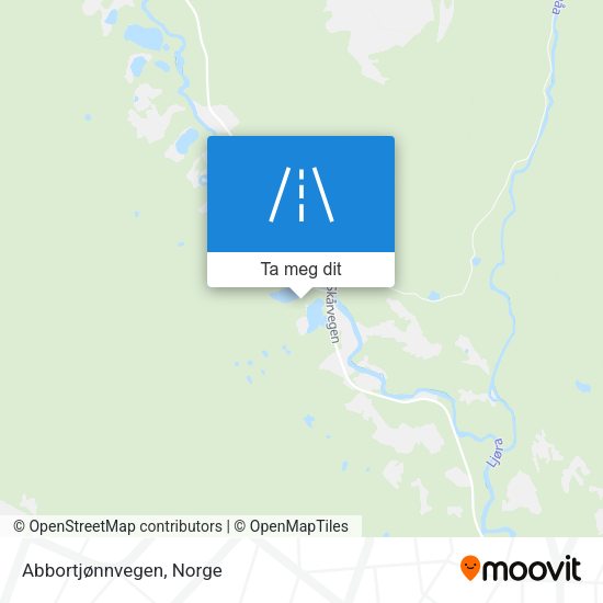 Abbortjønnvegen kart
