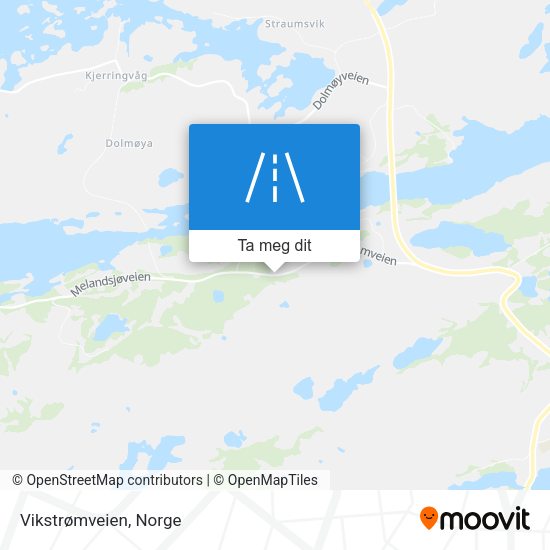 Vikstrømveien kart