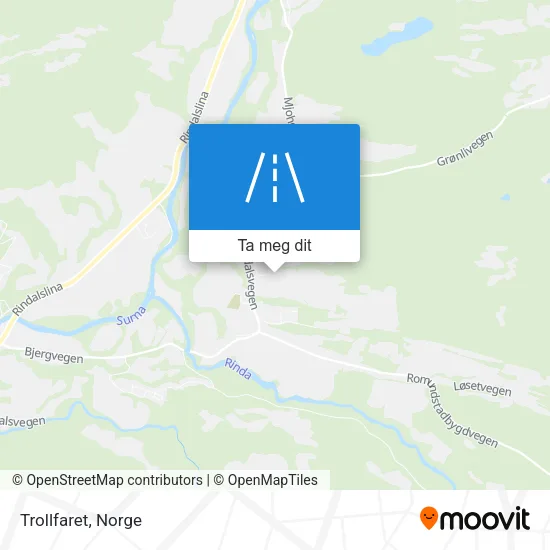 Trollfaret kart