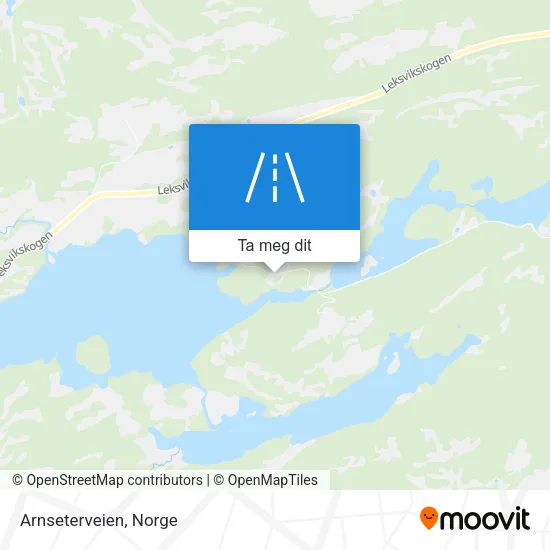 Arnseterveien kart