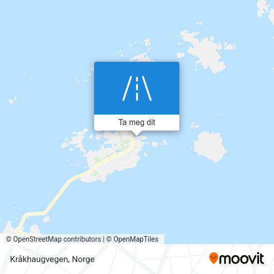 Kråkhaugvegen kart