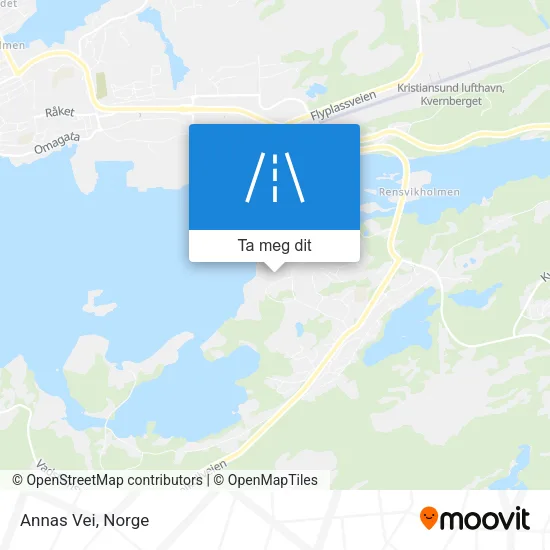 Annas Vei kart