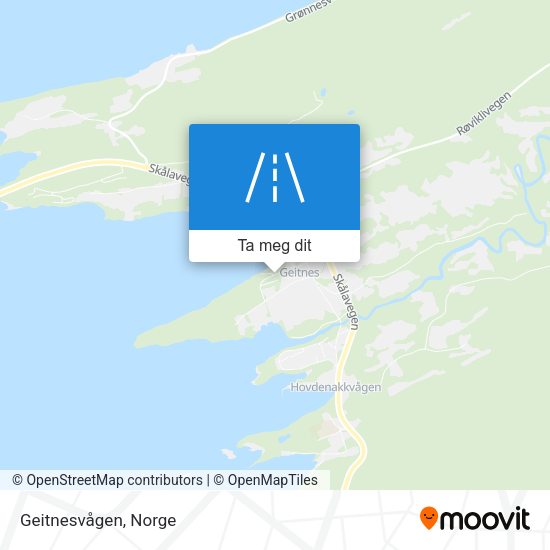 Geitnesvågen kart