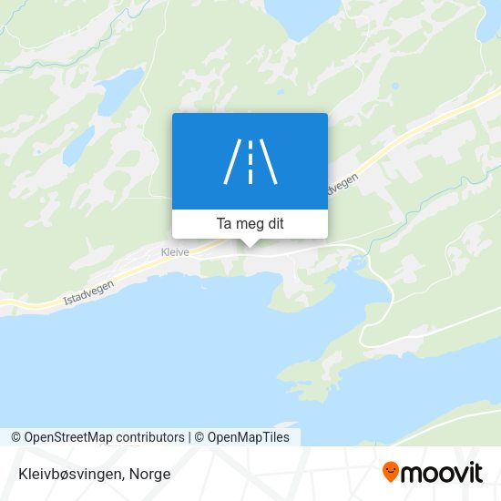 Kleivbøsvingen kart