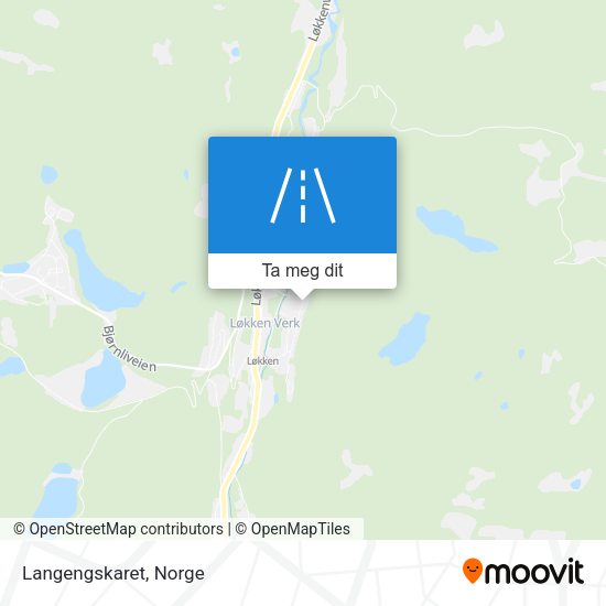 Langengskaret kart