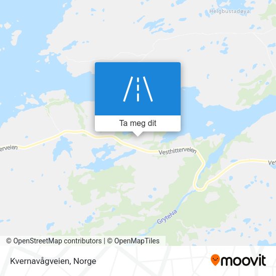 Kvernavågveien kart