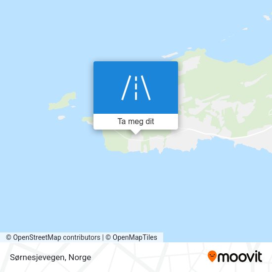 Sørnesjevegen kart