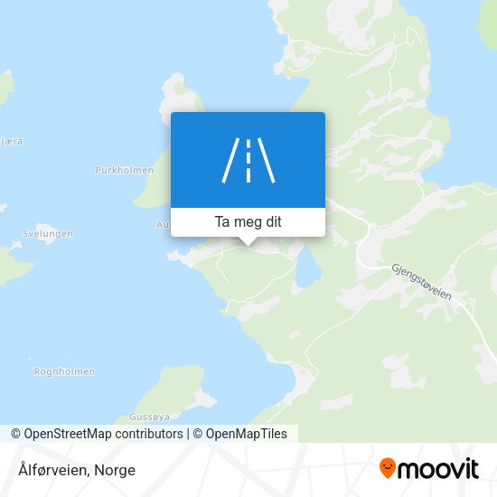 Ålførveien kart