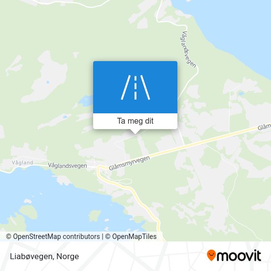 Liabøvegen kart