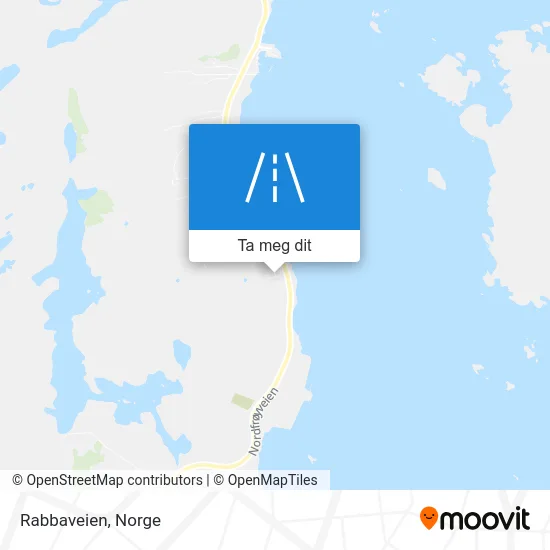Rabbaveien kart