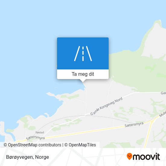 Børøyvegen kart