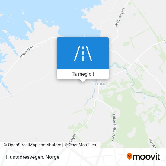 Hustadresvegen kart