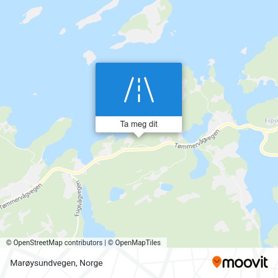 Marøysundvegen kart