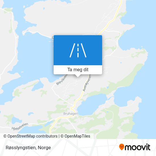 Røsslyngstien kart