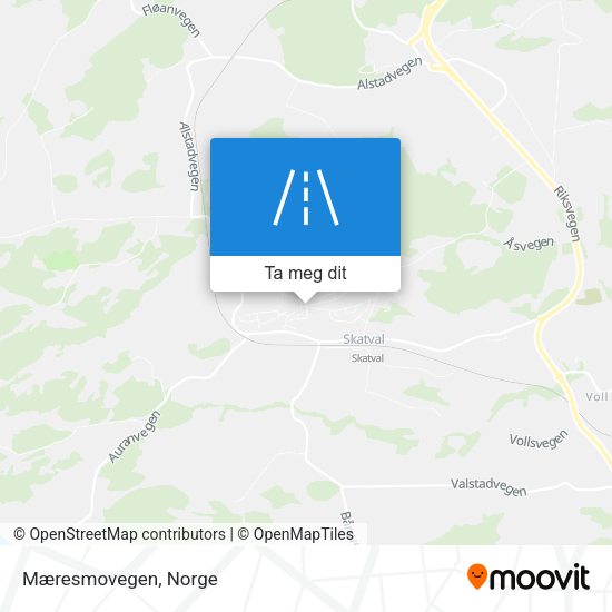 Mæresmovegen kart